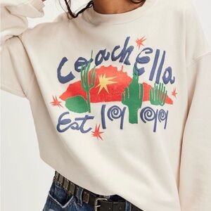 NWT!  Daydreamer x Free People Coachella 2025 Sweatshirt Pullover ~ Medium